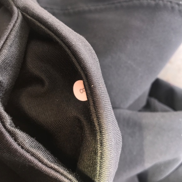 LULULEMON cropped leggings pants 6 black - Picture 5 of 5